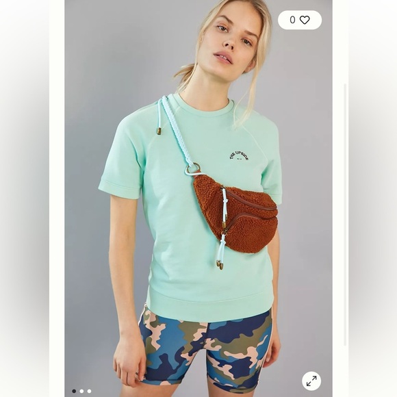 The Upside MIA Graphic Tee Size Small Teal Blue - Picture 1 of 9